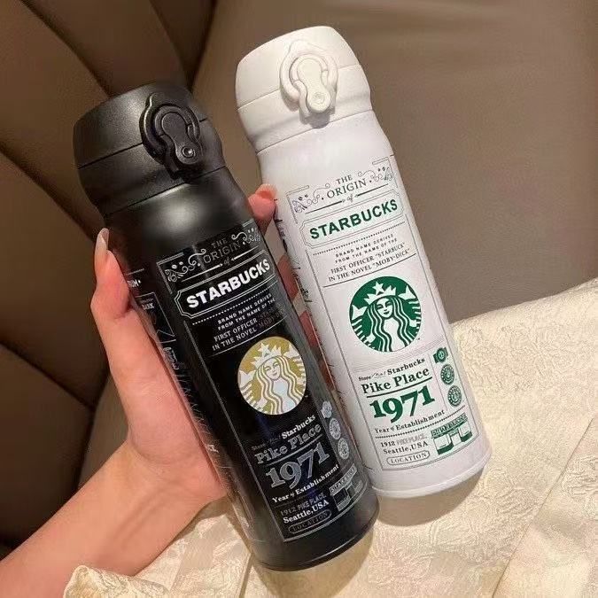 Starbucks Pike Place 水筒 1971年製　スタバ　タンブラー Starbucks Pike Place 水筒 1971年製 スタバ タンブラー - 弁当
