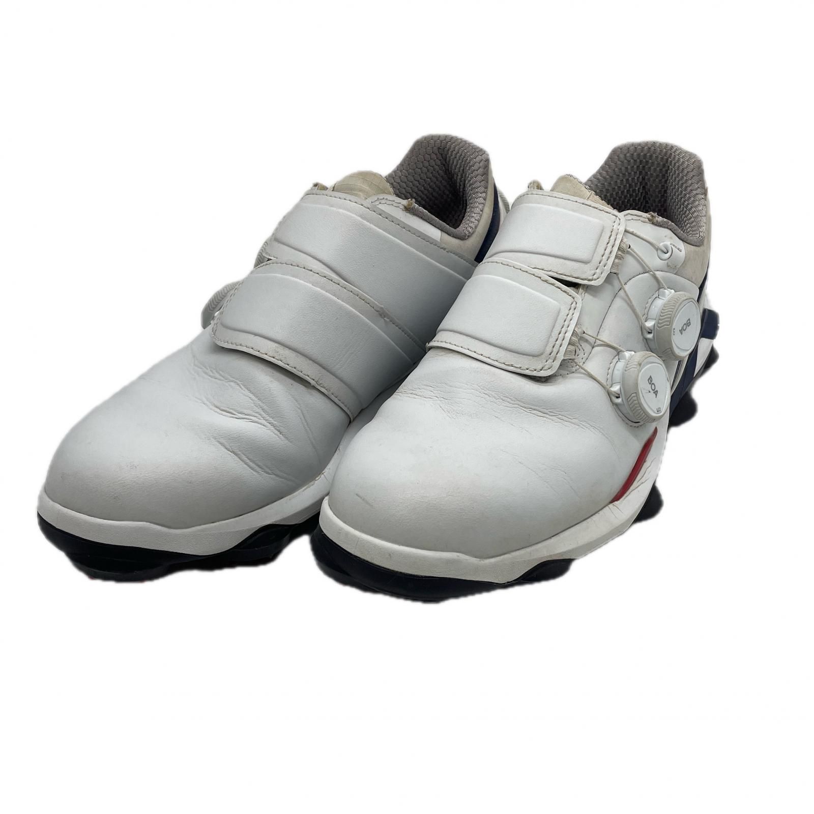 フットジョイ FootJoy ゴルフシューズ 24.5cm ホワイト ツアーアルファ トリプルBOA シンプル 55547J