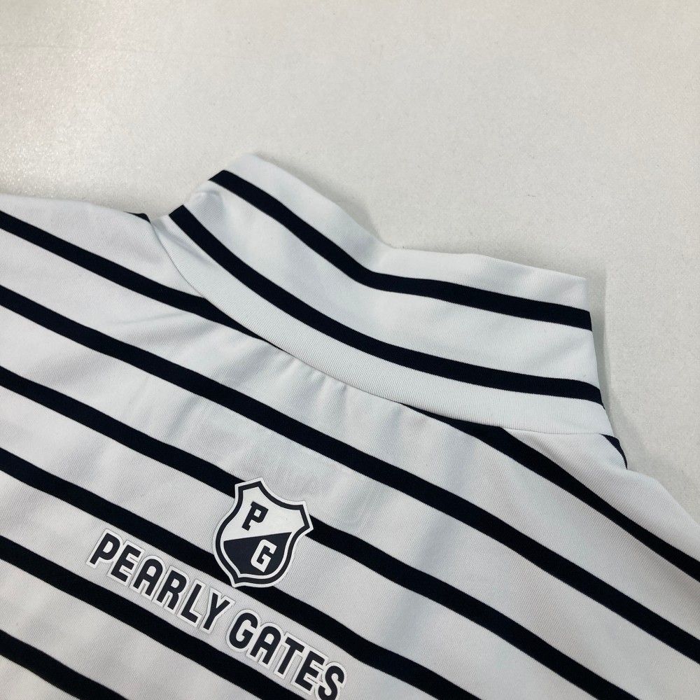サイズ：1 PEARLY GATES パーリーゲイツ ハイネック 長袖インナーT