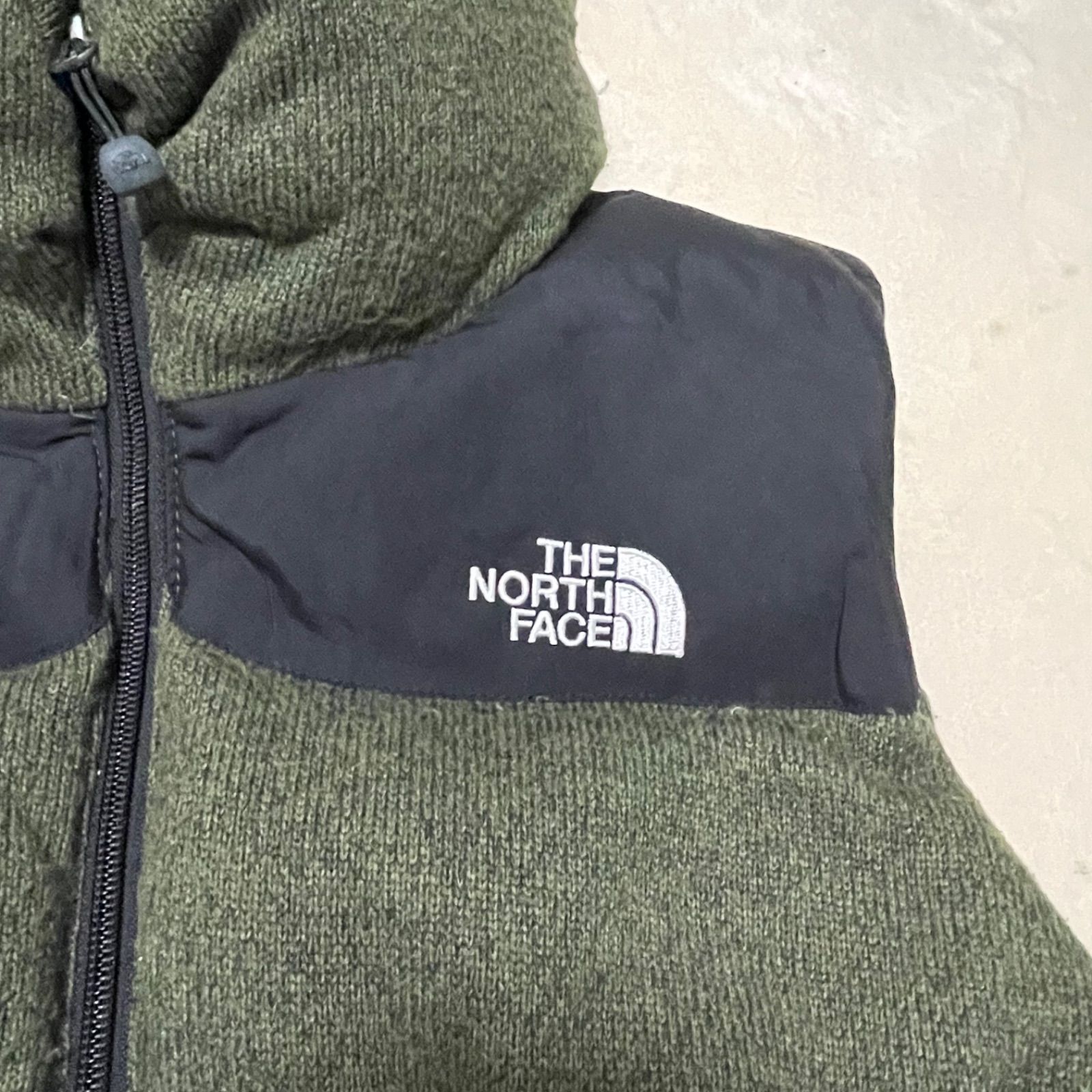 海外限定品】 THE NORTH FACE ノースフェイス ニットダウンベスト 