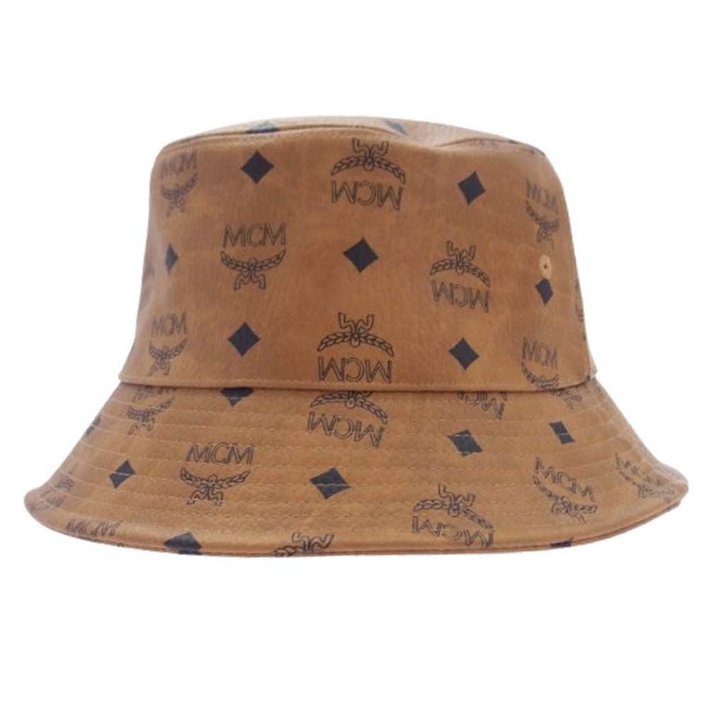 【安値通販】 MCM エム シー エム MEHDSMM12CO058 Bucket Hat バケット ハット ブラウン系 上 昇るような