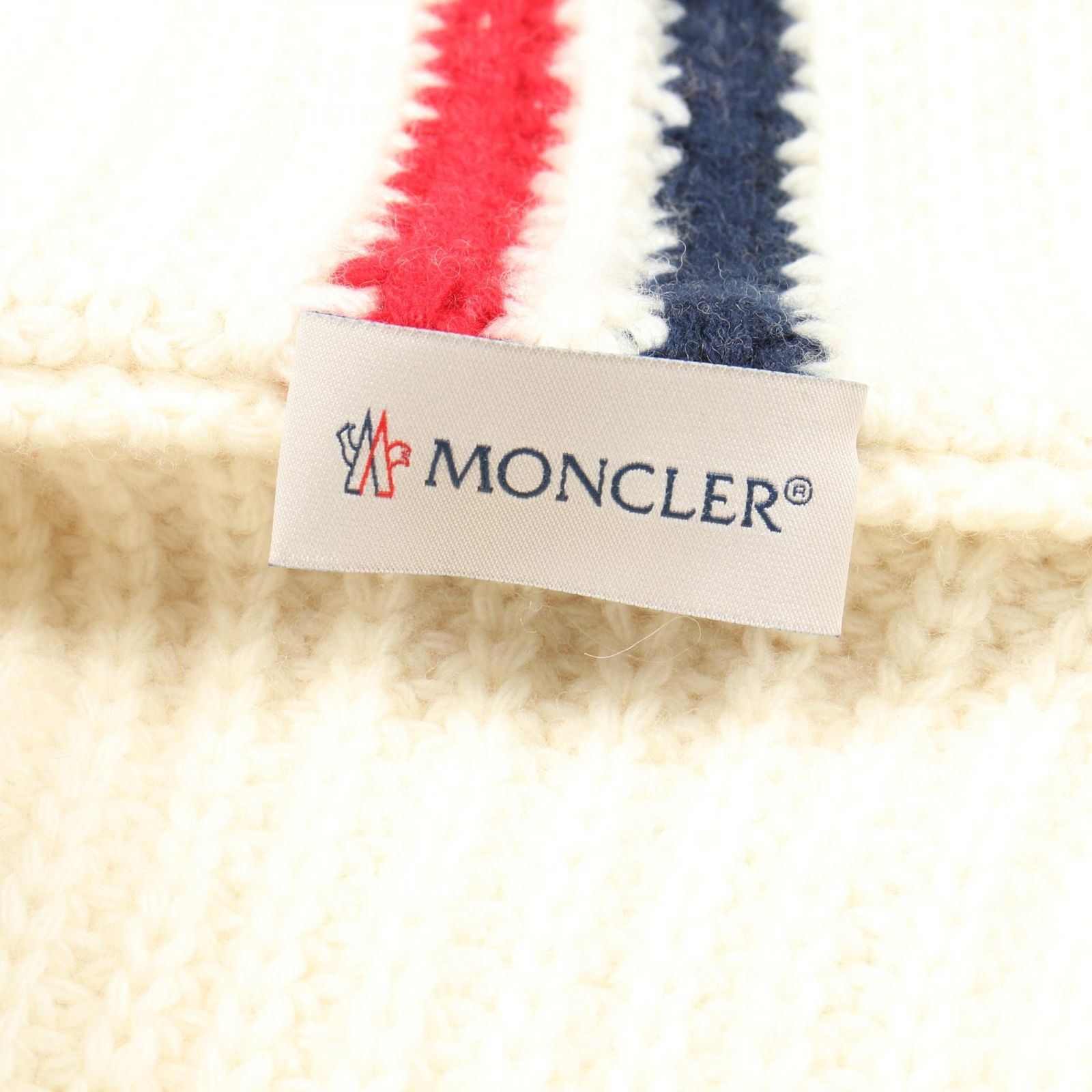 MONCLER モンクレール ハーフジップ ニット - メルカリ