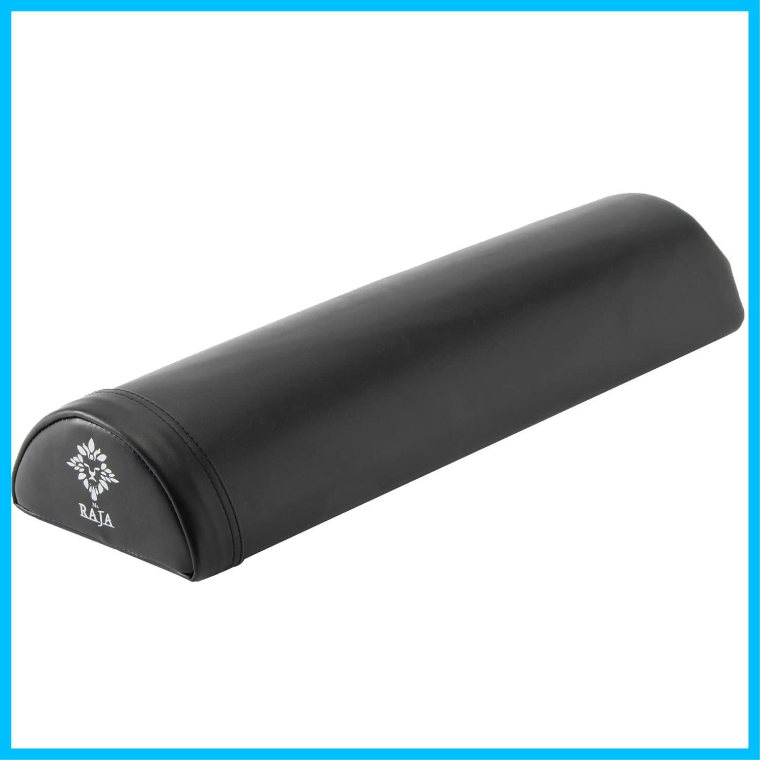 PUレザー カバー 50㎝ ストレッチ用 ヨガポール ハーフ ハーフカット ポール RAJA ブラック Ms. 単品