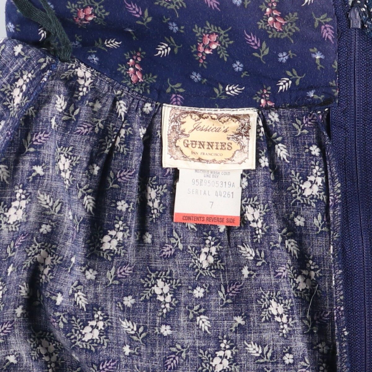 古着 70年代 ガンネサックス GUNNE SAX GUNNIES ガニーズ 総柄  