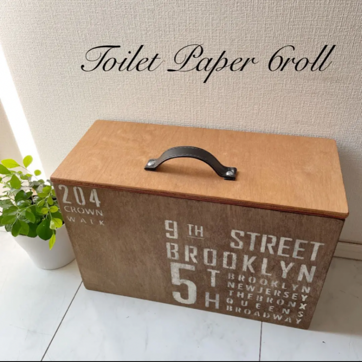 ＊トイレットペーパーストッカー＊6roll＊