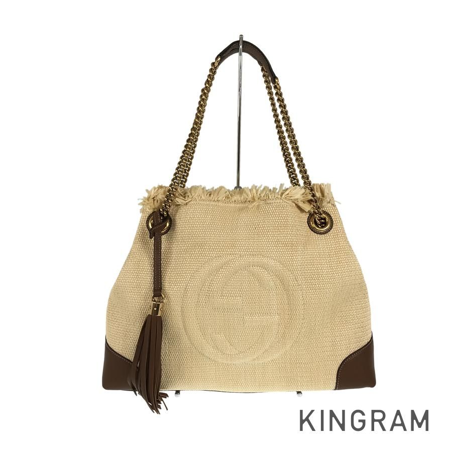 グッチ GUCCI ソーホー チェーン ショルダー フリンジ タッセル 308982  