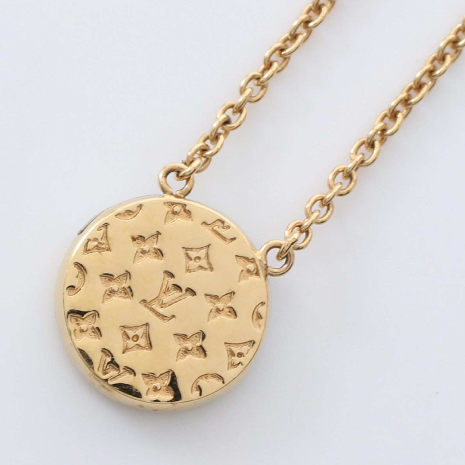 ルイ・ヴィトン LOUIS VUITTON ネックレス コリエ L to V M69643 GP