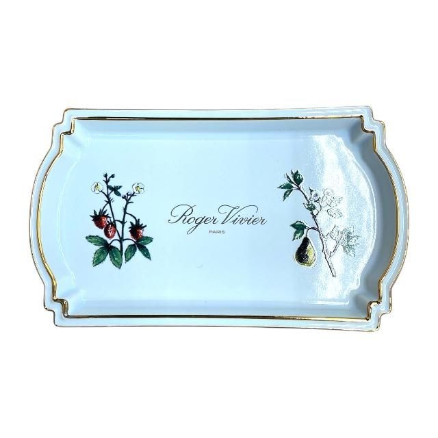 ROGER VIVIER ロジェヴィヴィエ アクセサリートレー 陶器トレー インテリア 小物入れ ロゴ マルチ