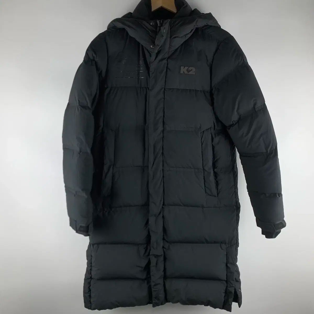 K2 表彰台 黒 グースダウン ダウンジャケット ロング丈 90 250219  