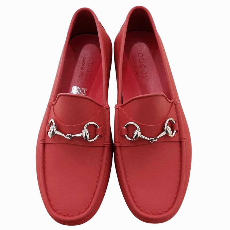 グッチ GUCCI ホースビット ラバーローファー レインシューズ  