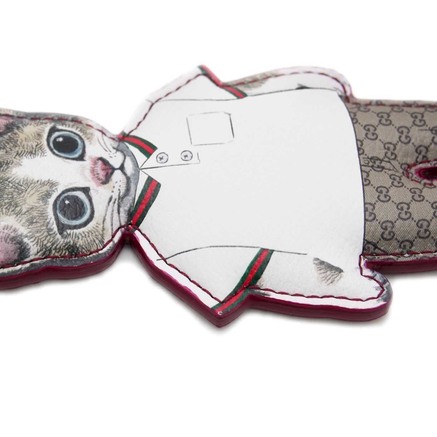 ほぼ未使用】グッチ GUCCI バッグチャーム 日本限定 ヒグチユウコ 猫  