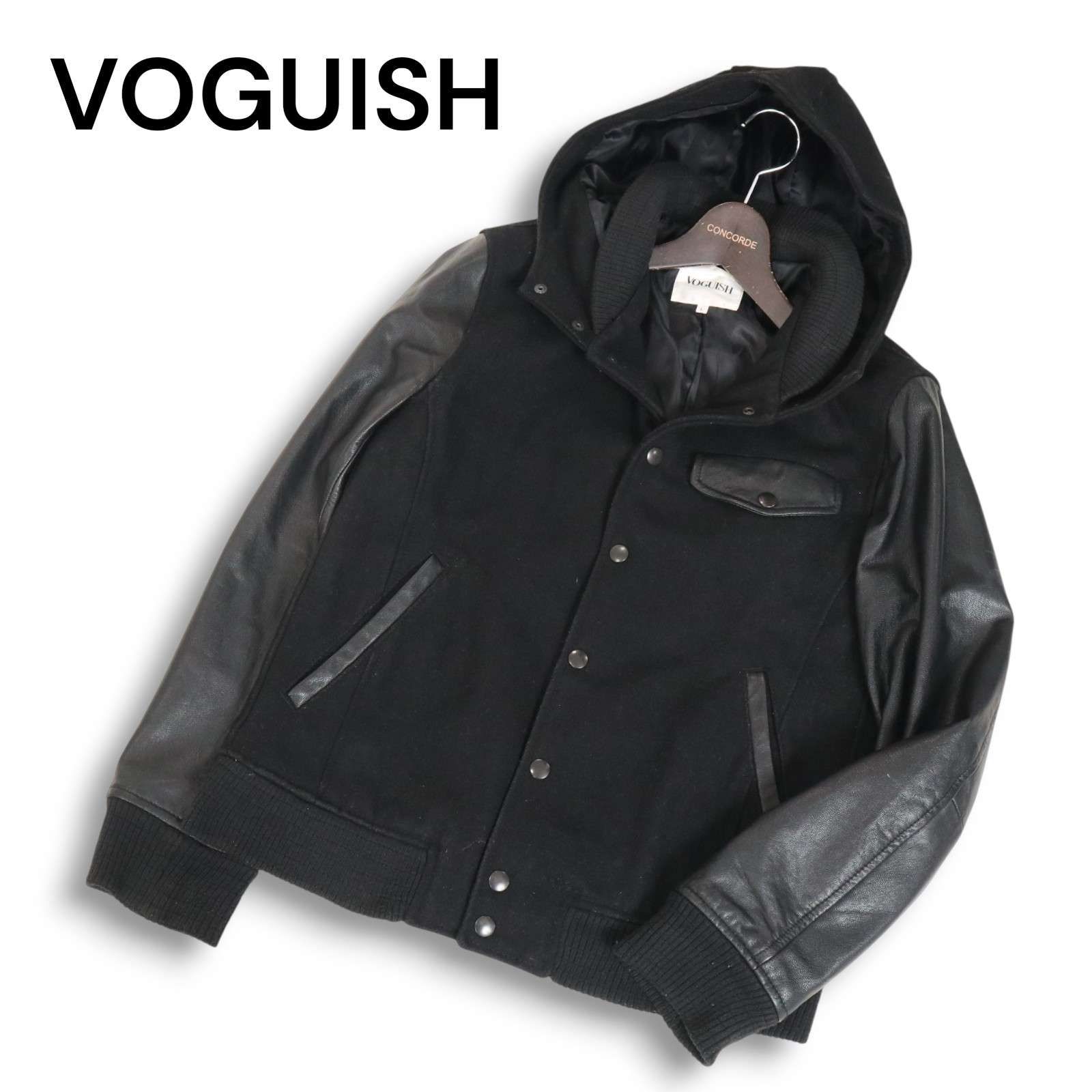 VOGUISH ヴォーギッシュ ルパート 袖革☆ 山羊革 ゴート レザー 