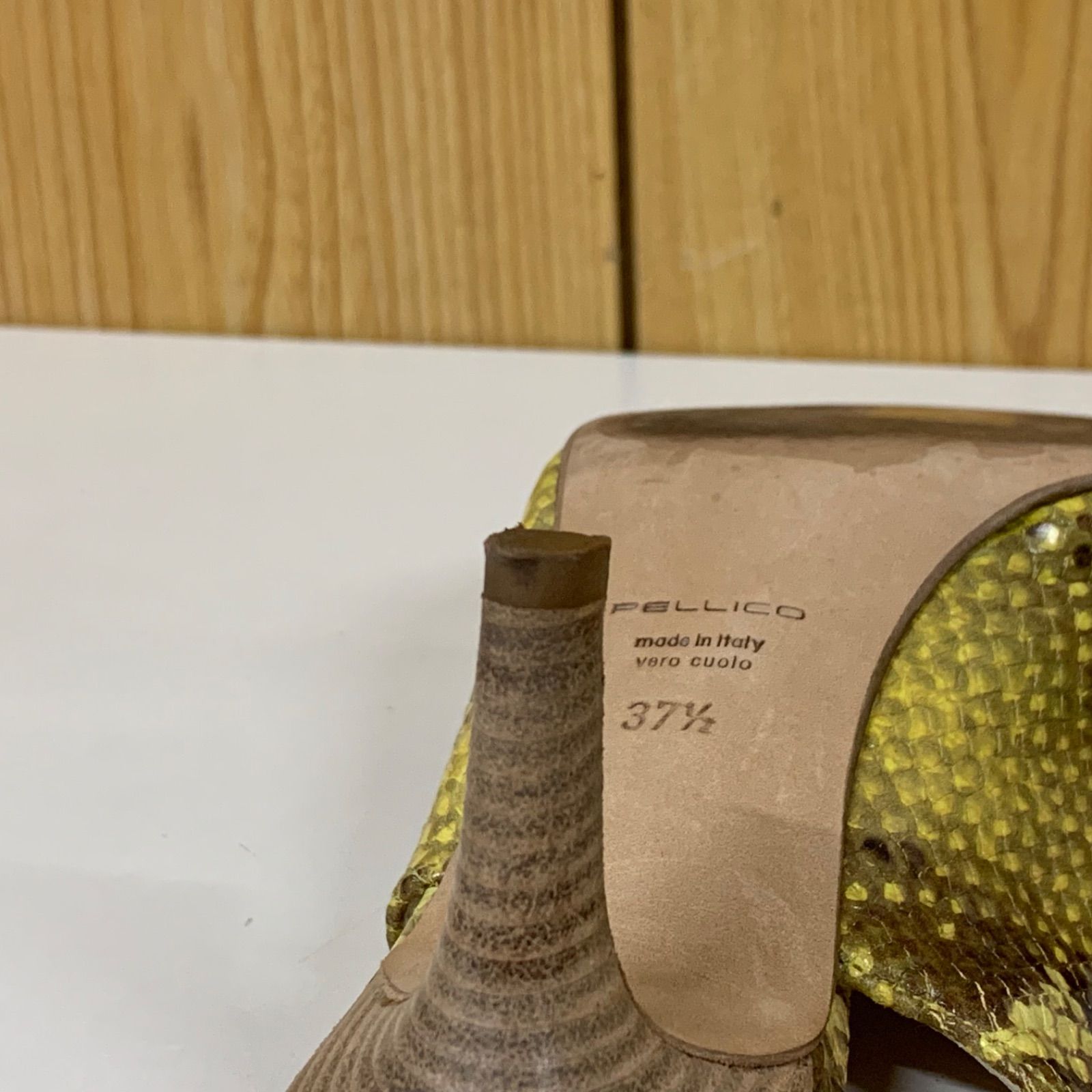 37 PELLICO ペリーコ パンプス ヒール パイソン柄 - メルカリ