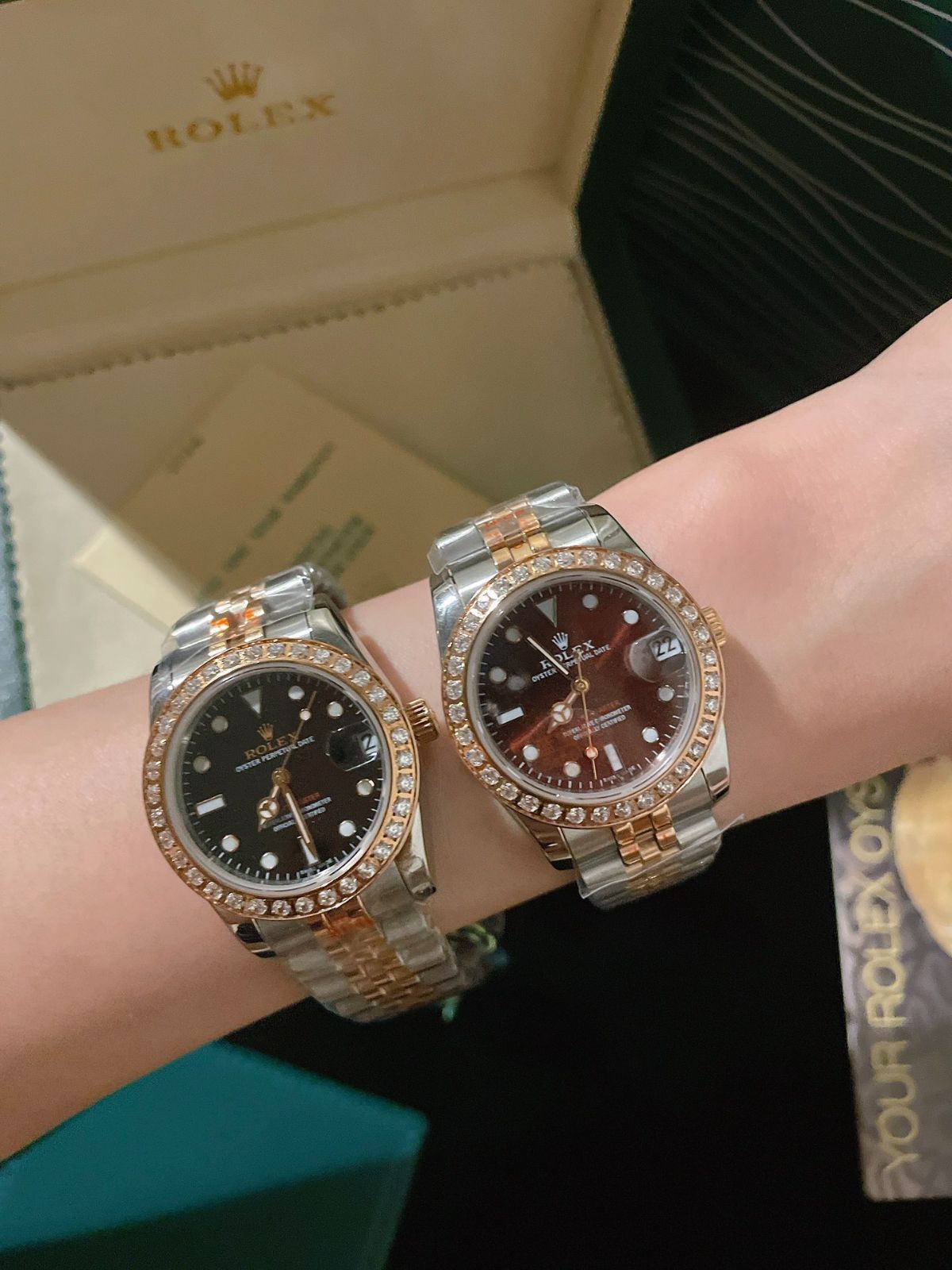 ロレックス Rolex 女性用デイトジャスト 新 カップル用機械式腕時計 - シチズン機芯搭載 サファイアガラス 316Lステンレス| |