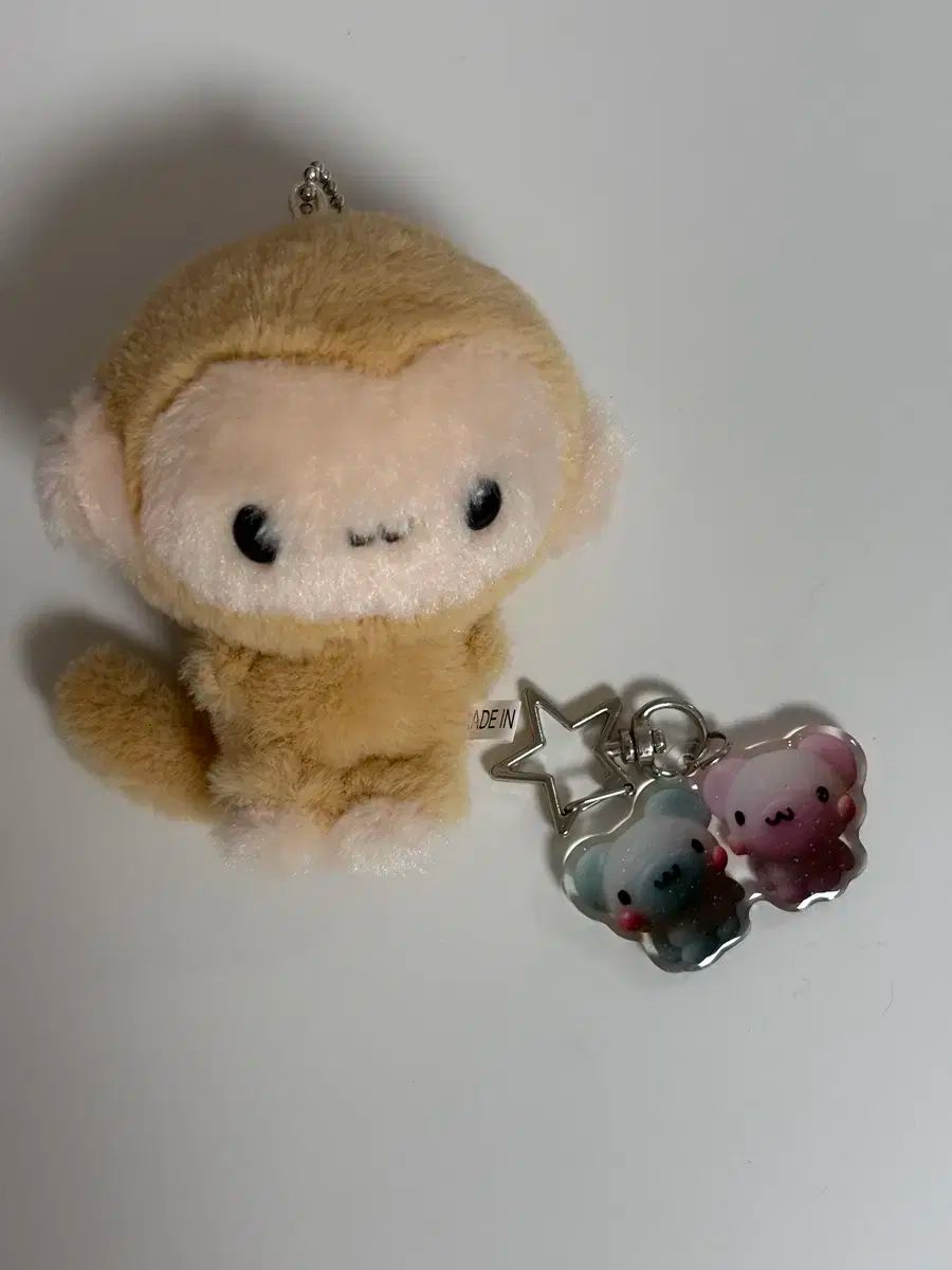 シルフェ ひなくう サル 人形 キーリング