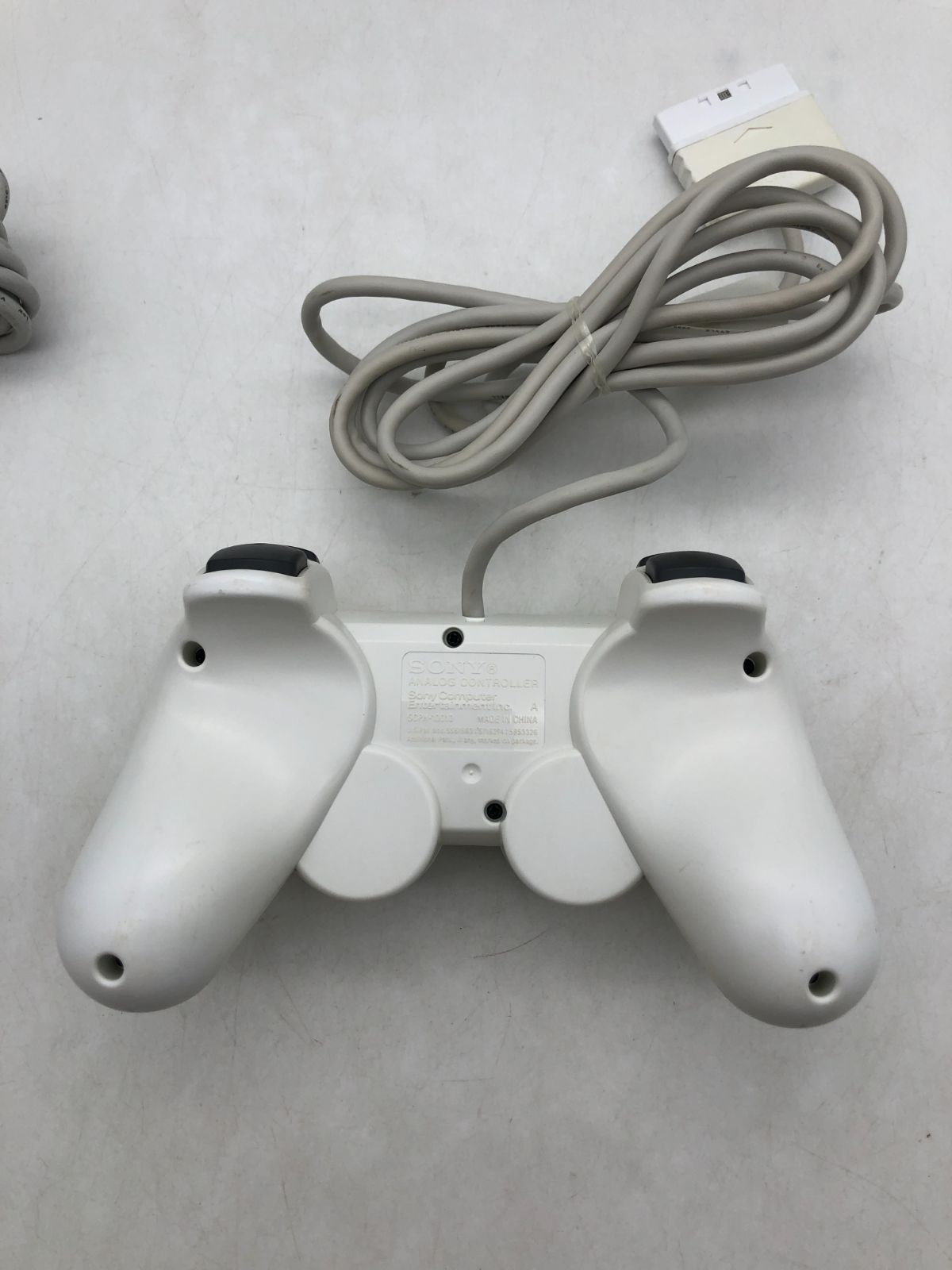 動作確認済】PS2 コントローラー ホワイト ２個セット DUALSHOCK２