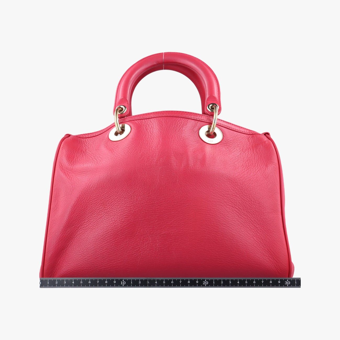 クリスチャンディオールChristian Diorグラヴィルレッドレザー17-BO-0123