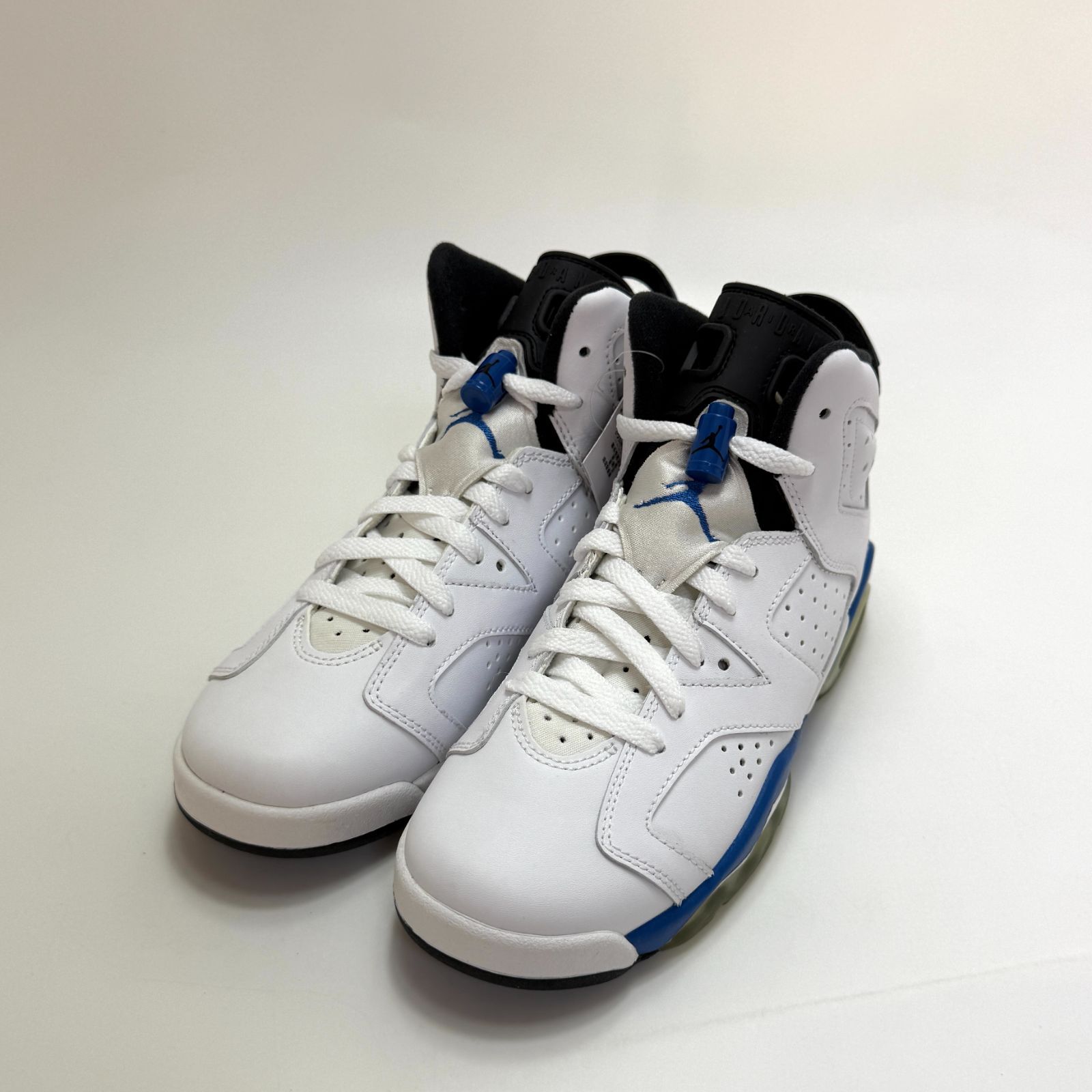 黒タグ付未使用品 ナイキ エアジョーダン6 レトロ スポーツ ブルー(2014) NIKE AIR JORDAN 6 RETRO GS SPORT BLUE 2014 ナイキ エア