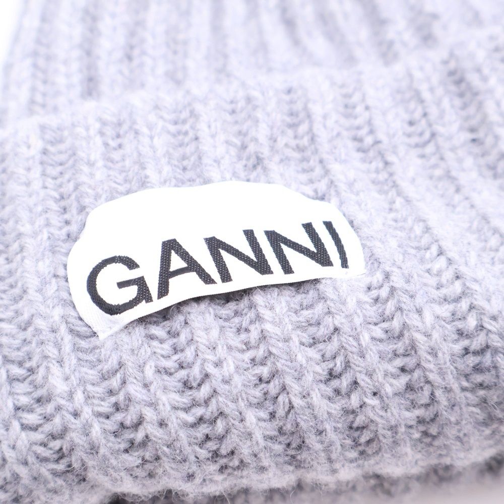GANNI ニット帽 ガニー Cable ケーブル （(8 GANNI (ガニー) ウール