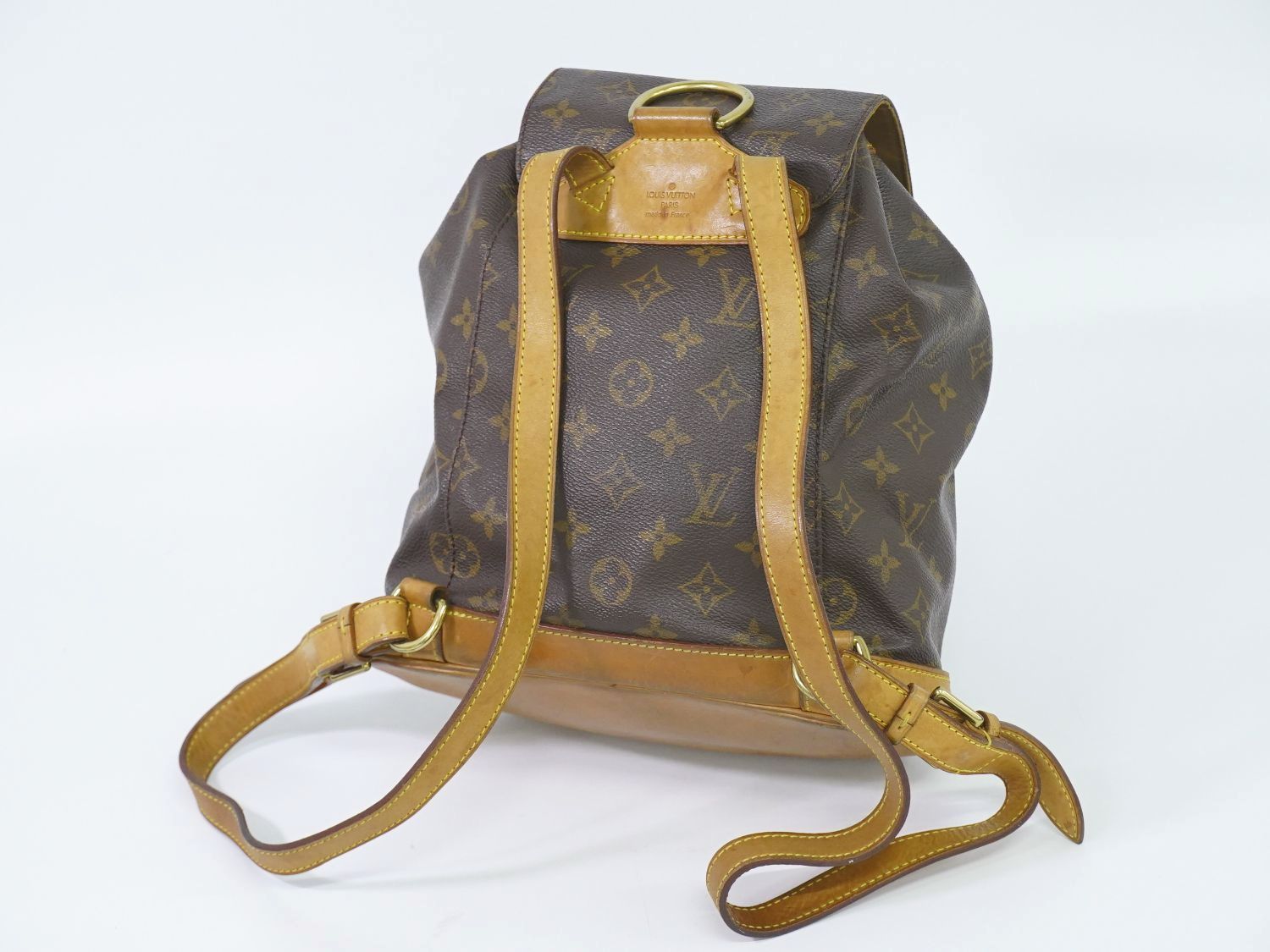 ルイヴィトン LOUIS VUITTON LV モンスリ MM リュックサック バックパック モノグラム ブラウン M51136 Montsouris  ビトン バッグ 中古 - メルカリ