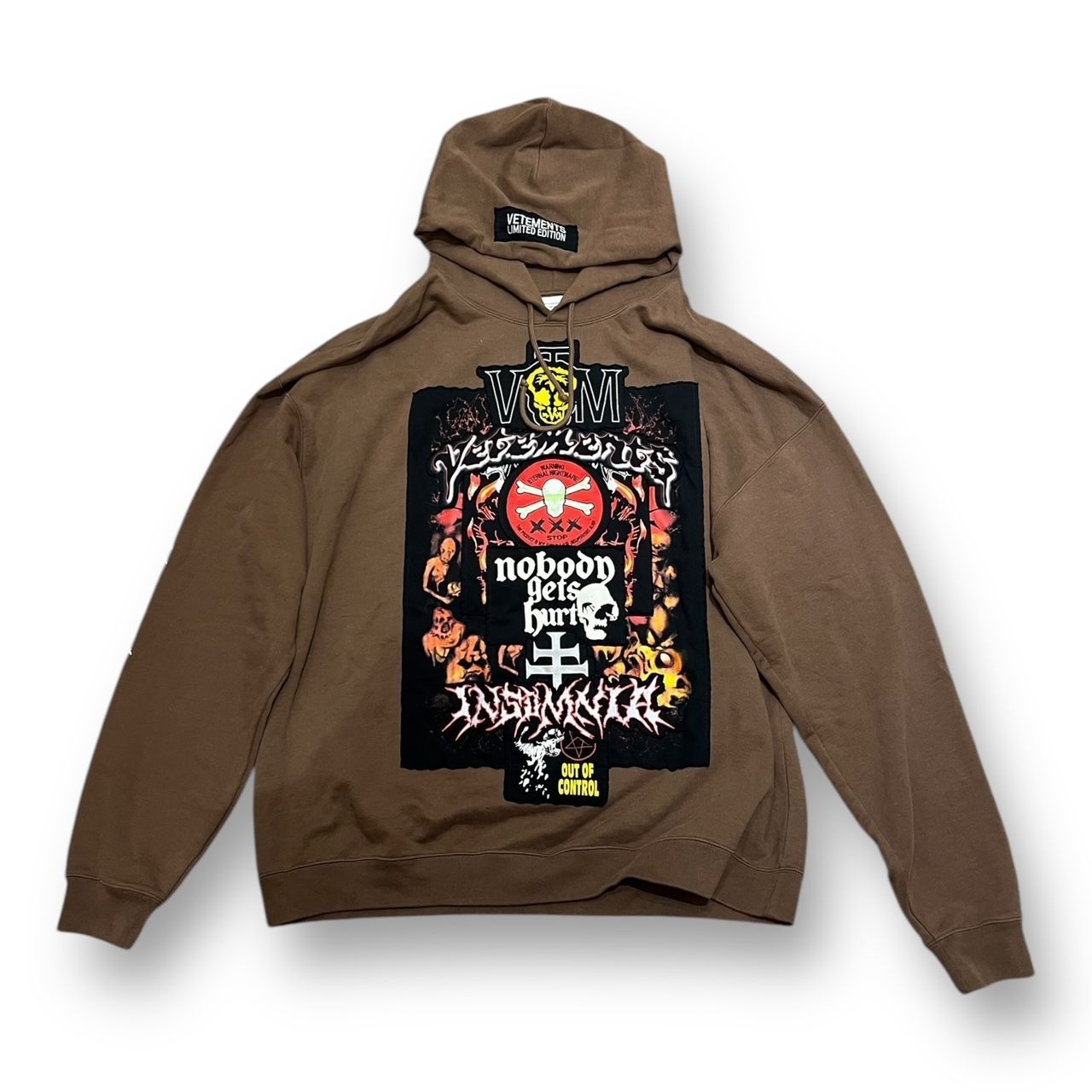 VETEMENTS Metal Patched Logo Hoodie メタルパッチロゴフーディー パーカー ヴェトモン UE52TR500C L 79423A4