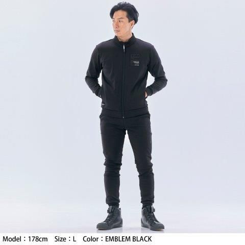 ウォームライド ジップシャツ ブラック XXLサイズ RSU641 アールエスタイチ FFCRYSTALESIA_COM