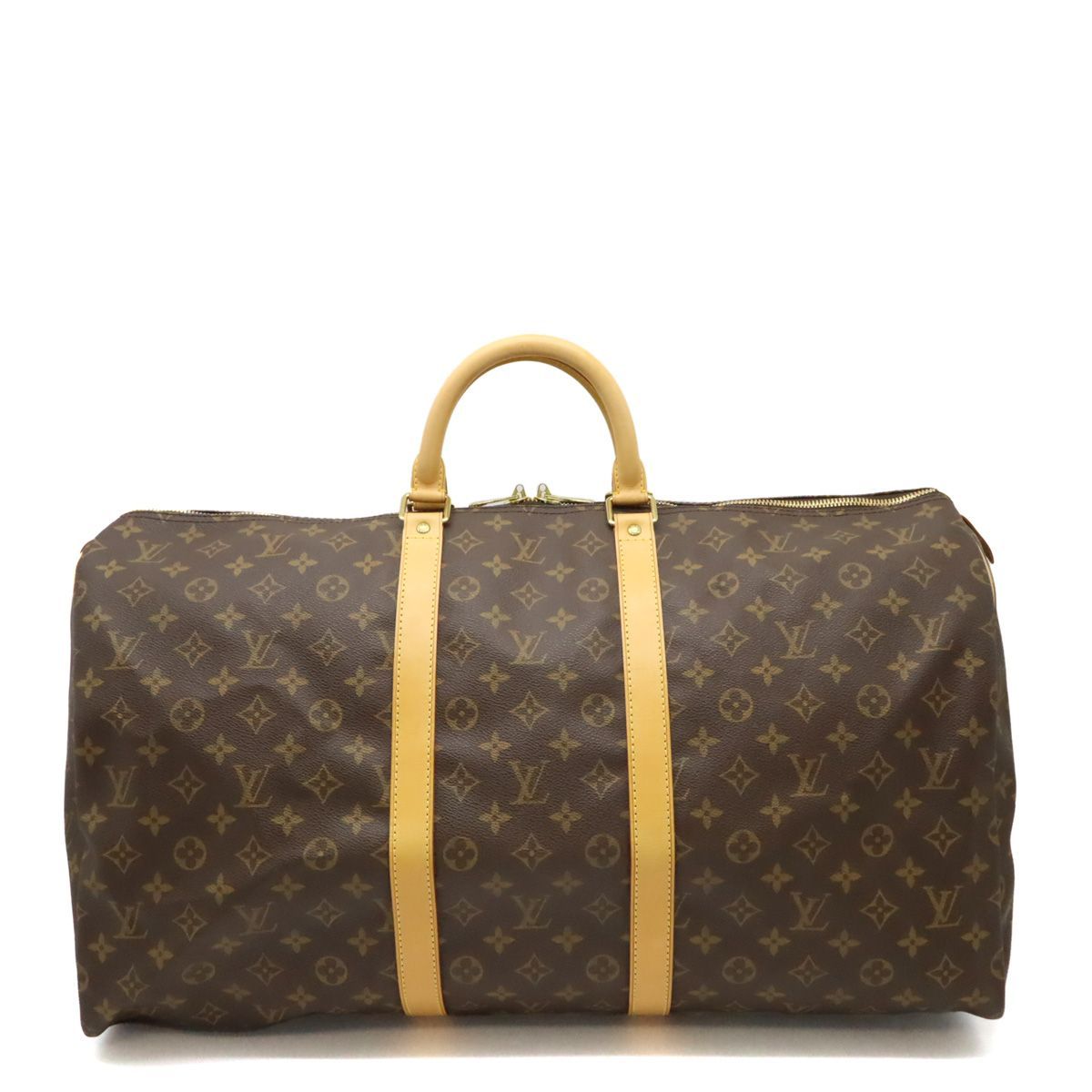 LOUIS VUITTON ルイ ヴィトン モノグラム キーポル55 ボストンバッグ ハンドバッグ 旅行カバン トラベルバッグ トラベルボストン M41424