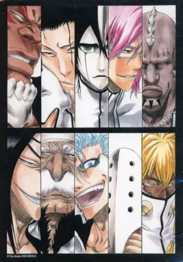 雑貨　No.1 集合(隊長) フルカラーアートボード 「BLEACH生誕20周年記念原画展 BLEACH EX.」 中古】雑貨 No.1 集合(隊長) フルカラーアートボード 「BLEACH