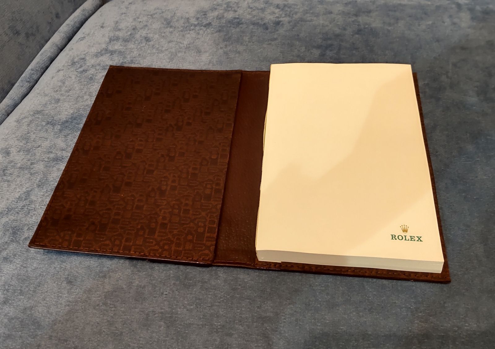 ROLEX ロレックス 本革 メモ帳 手帳 ノベルティ 用紙有り レザー