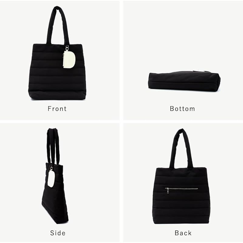 ヴィータフェリーチェ ポーチ付きキルティングトートバッグ