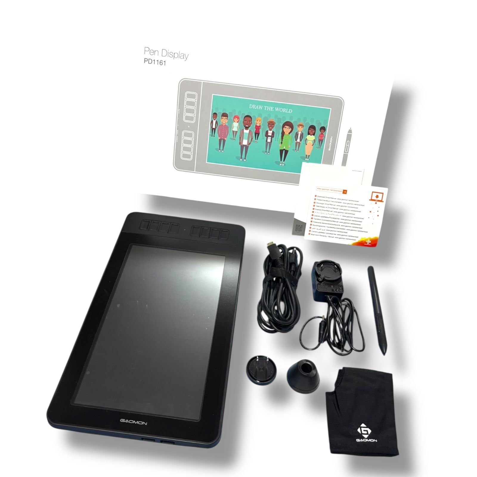 【動作確認済】GAOMON　PD1161 11.6インチ液晶ペンタブレット本体 Amazon.co.jp: GAOMON 液タブ PD1161 11.6インチ IPS 液晶タブレット