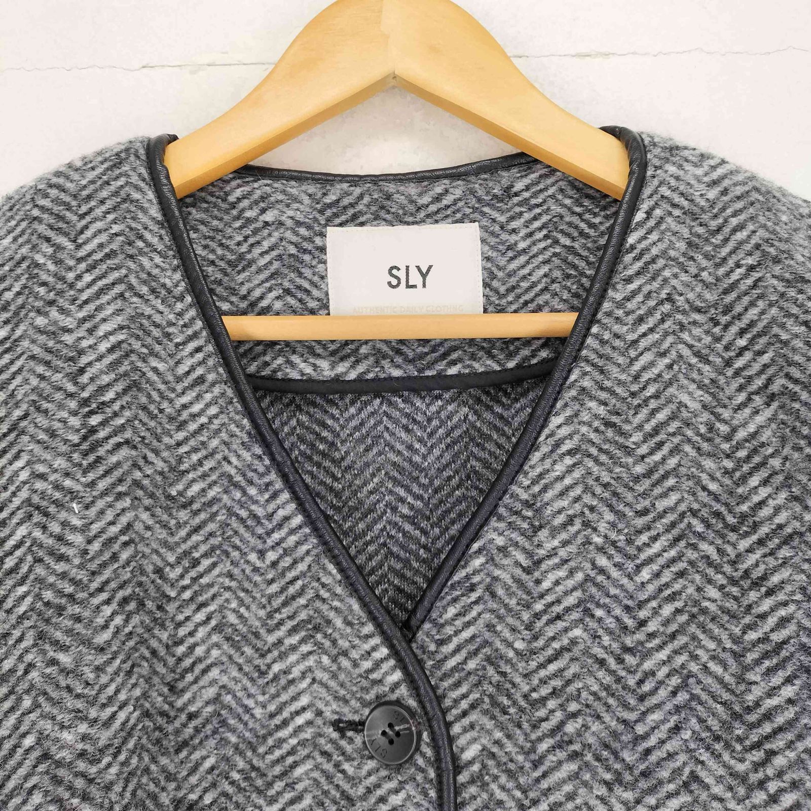 スライ SLY WOOL BLEND PONCHO コート レディース FREE - メルカリ