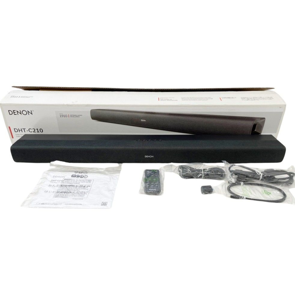 DENON スピーカー サウンドバー 2024年製 DHT-C210 ブラック 【公式通販】