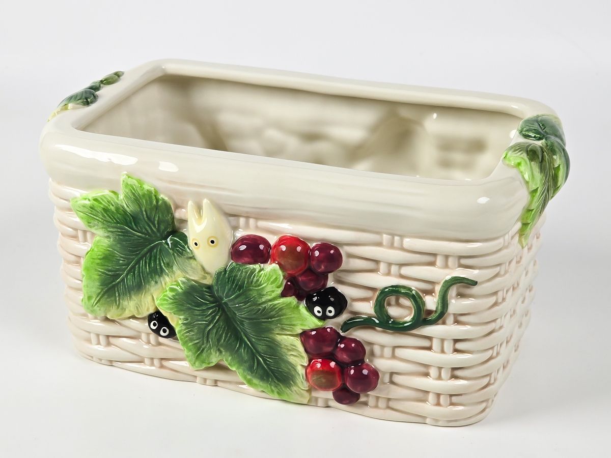 節約 未使用 ベネリック となりのトトロ 陶器プランター トトロぶどう