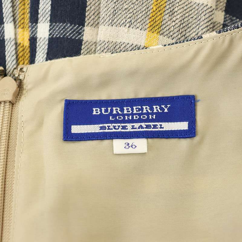 バーバリーブルーレーベル BURBERRY BLUE LABEL ベルト付き