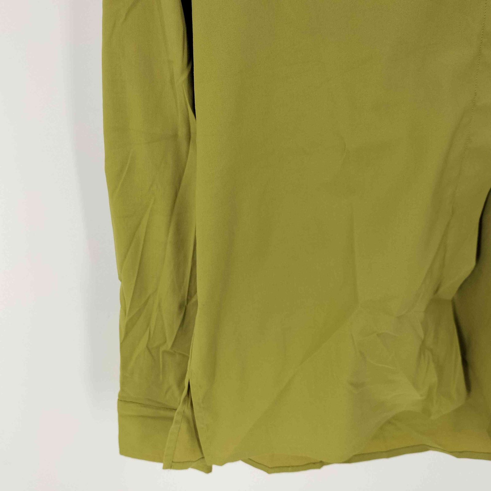 マックスマーラ MAX MARA イタリア製 白タグ 無地 L/S 開襟