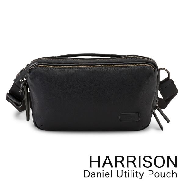 トゥミ TUMI ウエストバッグ ハリソン ダニエル ユーティリティ ポーチ レザー HARRISON Daniel Utility Pouch 063003DP ブラック ファッション TU9-EL01-000