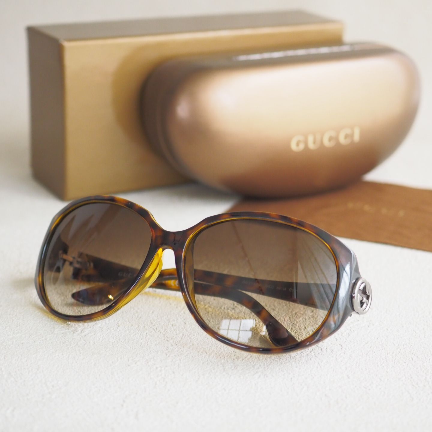 美品☆ グッチ GUCCI べっ甲 サングラス GG 3174 FS 791CC