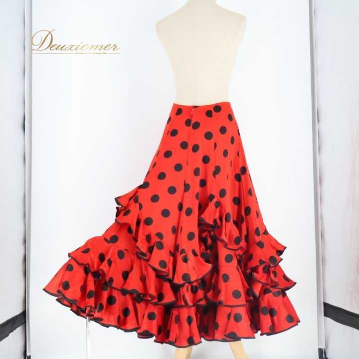 ダンス衣装 赤色系