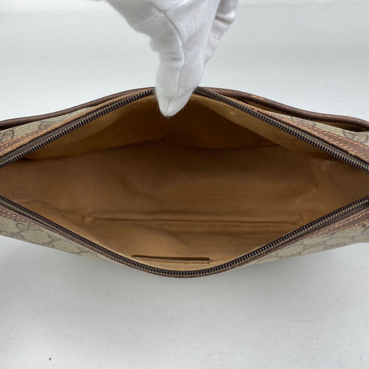 シ*ー様 gucci ショルダーバッグ　中古　オールドグッチ グッチ GUCCI GG柄 ショルダーバッグ シェリーライン オールド