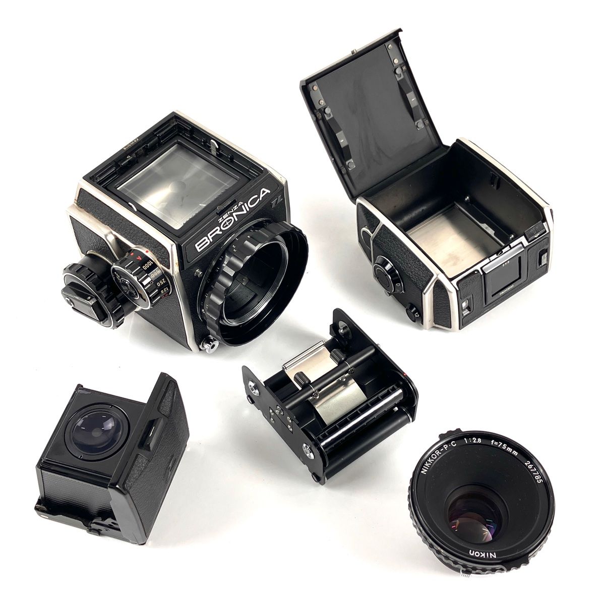 ゼンザブロニカ Zenza Bronica EC-TL + NIKKOR-P.C 75mm F2.8 中