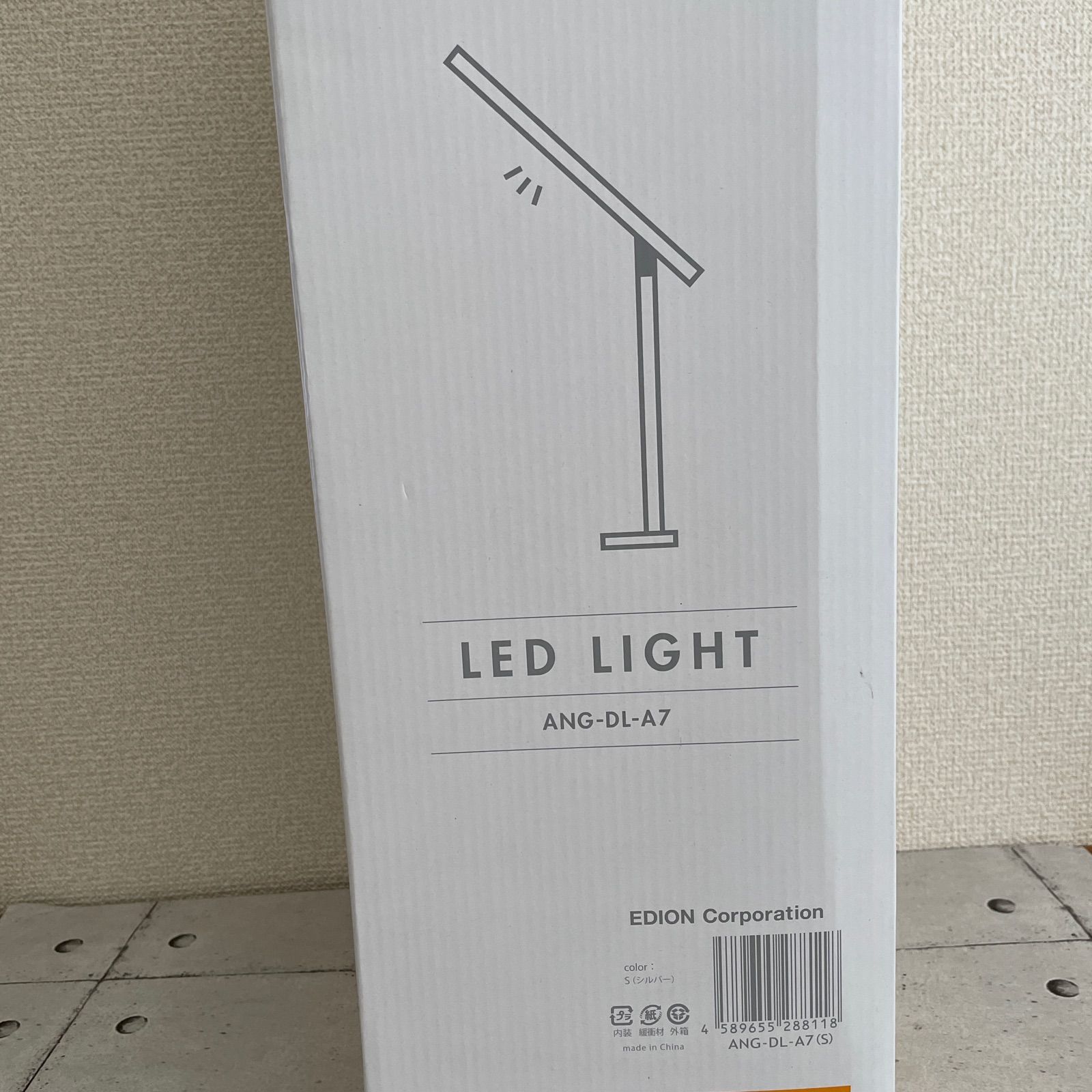 エディオンオリジナルブランド LEDパネルライト シルバー ANG-DL-A7 エディオンオリジナルブランド LEDパネルライト シルバー ANG-DL-A7