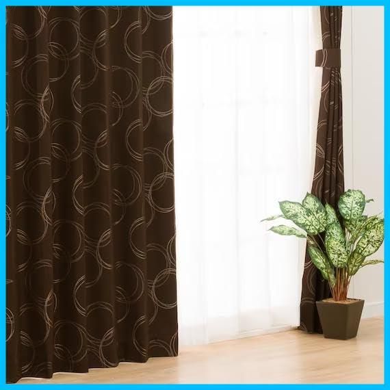 ニトリ カーテン ブラウン 100×200 3個セット ニトリ カーテン ニトリ