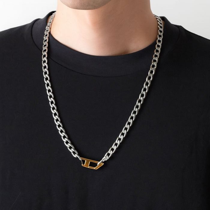 DIESEL ディーゼル チェーンネックレス DX1343040 - メルカリ