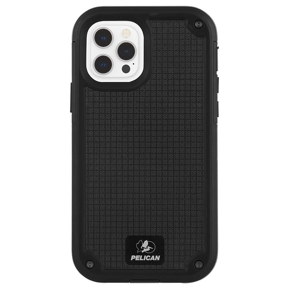 Pelican by Case-Mate 抗菌 MIL-STD-810G ミリタリーグレード 6.4m 落下耐衝撃ケース ホルスタースタンド付属 ペリカン Shield - Shield - Black G10 iPhone 12 Pro Max