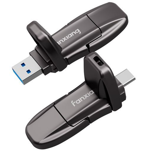 fanxiang外付けSSD1TB 最大読込1050MB|s USB3.2Gen2対応最大読込1050MB|s10Gbpsポータブルssdフリップキャップ式超小型コンパクトスティック PS4|PS5対応!iPhone