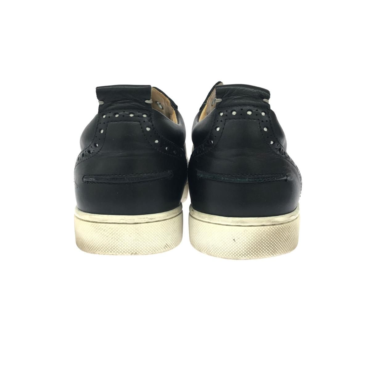 Christian Louboutin クリスチャンルブタン 表記サイズ:43  スニーカー  ブラック  レザー メンズ　240001143679 Christian Louboutin クリスチャンルブタン 表記サイズ:43 スニーカー
