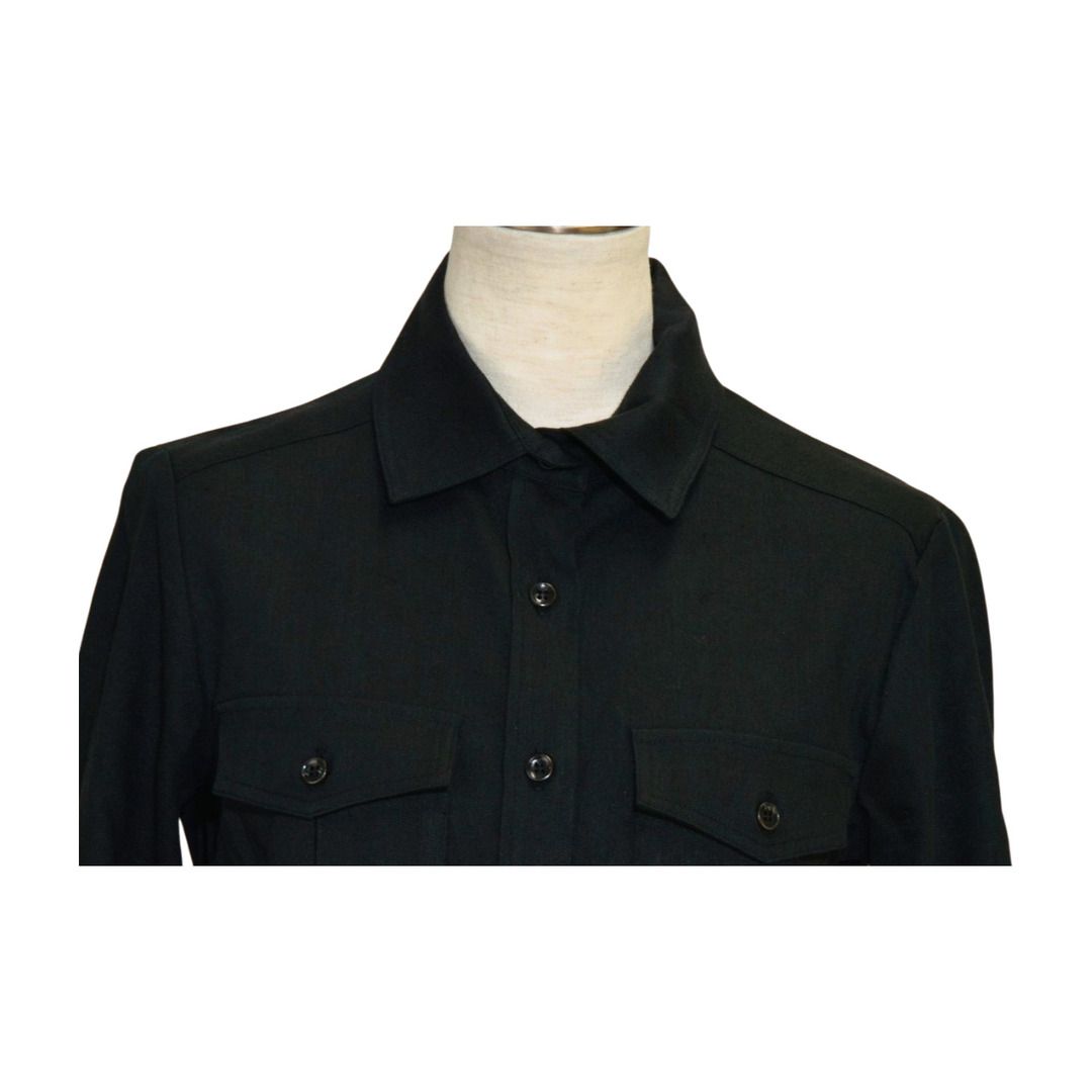 M-premier BLACK 長袖ブラウス　サイズ３４ エムプルミエ M-PREMIER BLACK シャツ/ブラウス 長袖 34サイズ