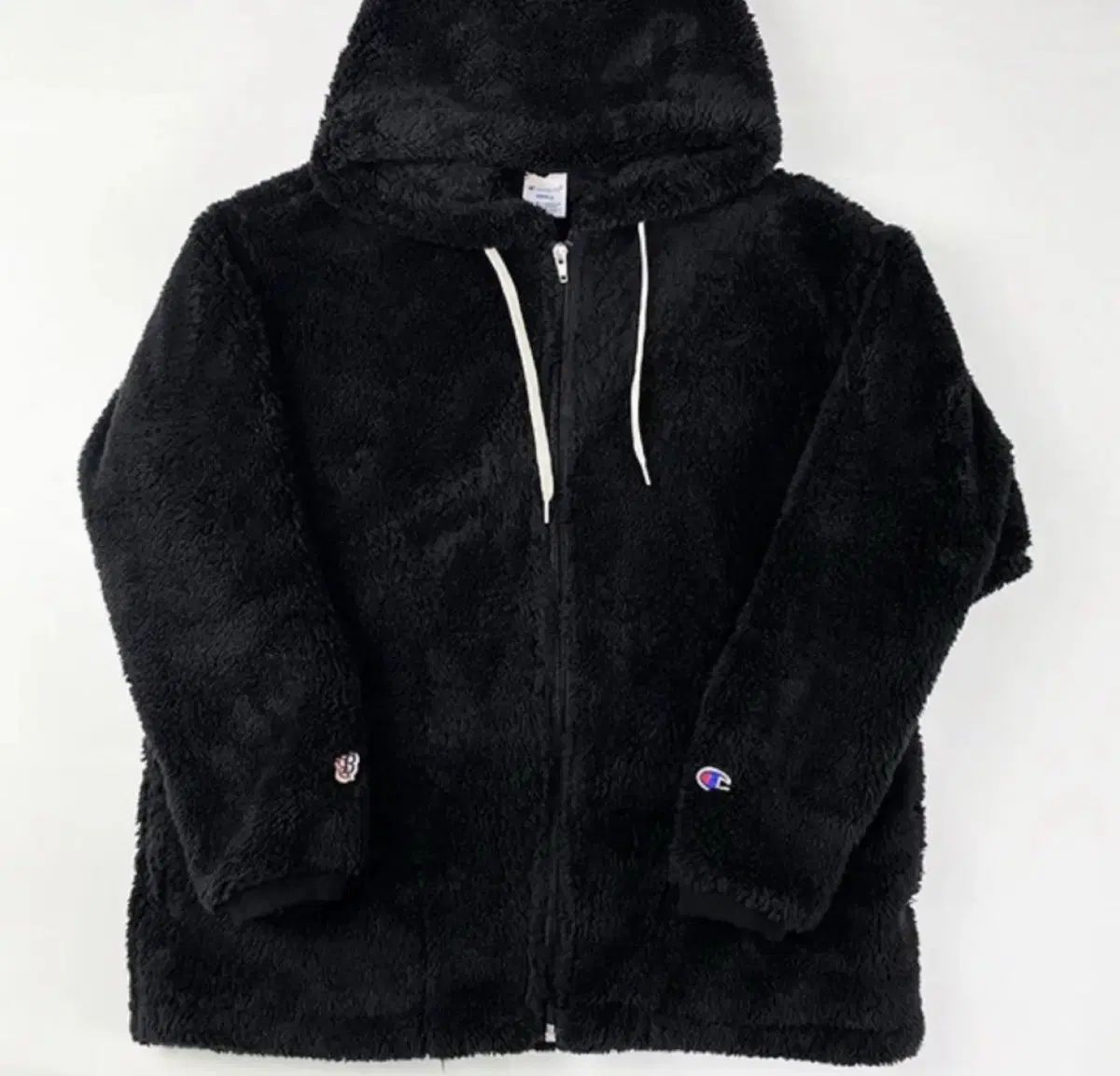 ビームス-チャンピオン コラボ ブラック フリース Sサイズ