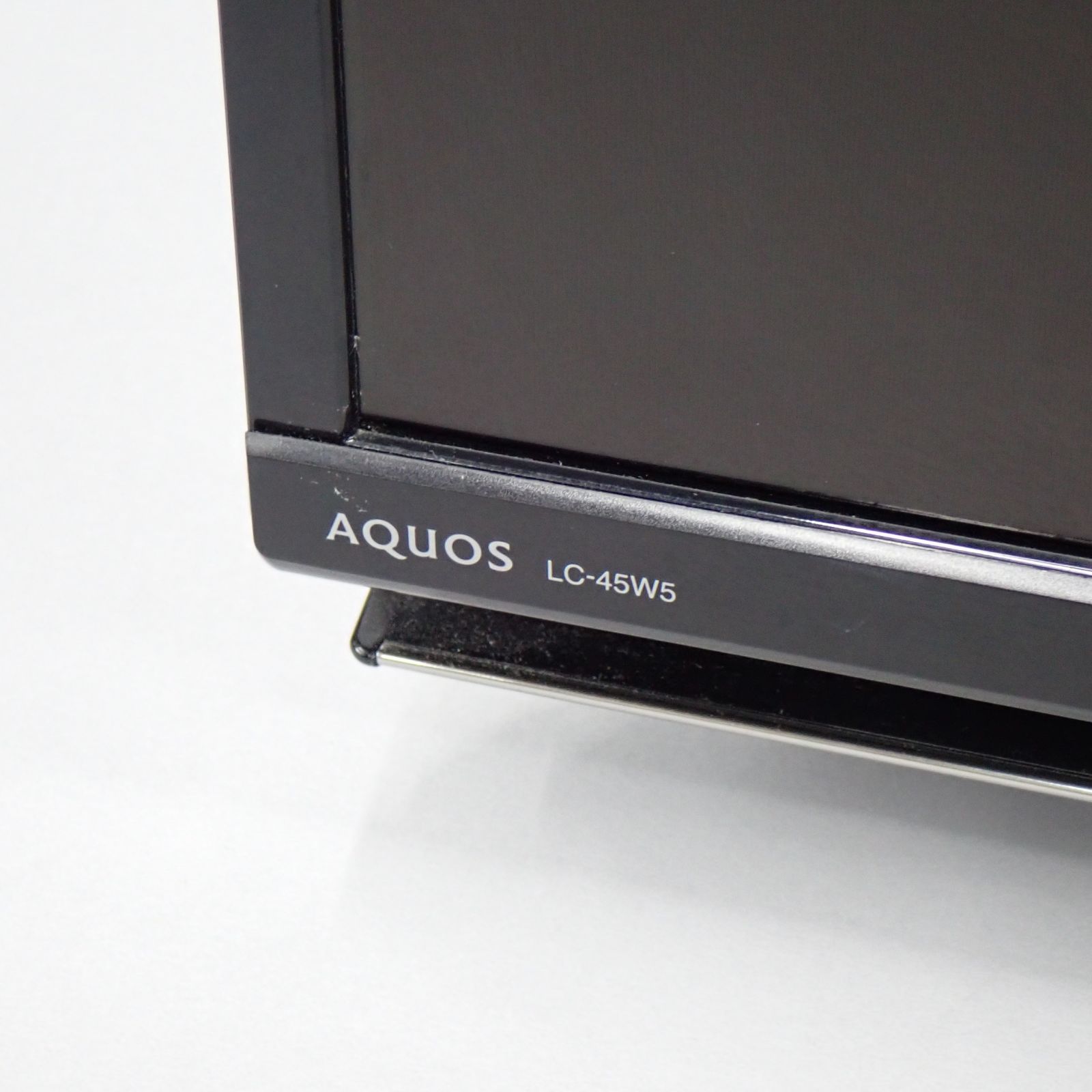 SHARP シャープ アクオス 液晶カラーテレビ LC-45W5 18年製 液晶表示